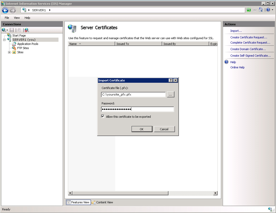 Windows 2008 Ssl Certificate Manager